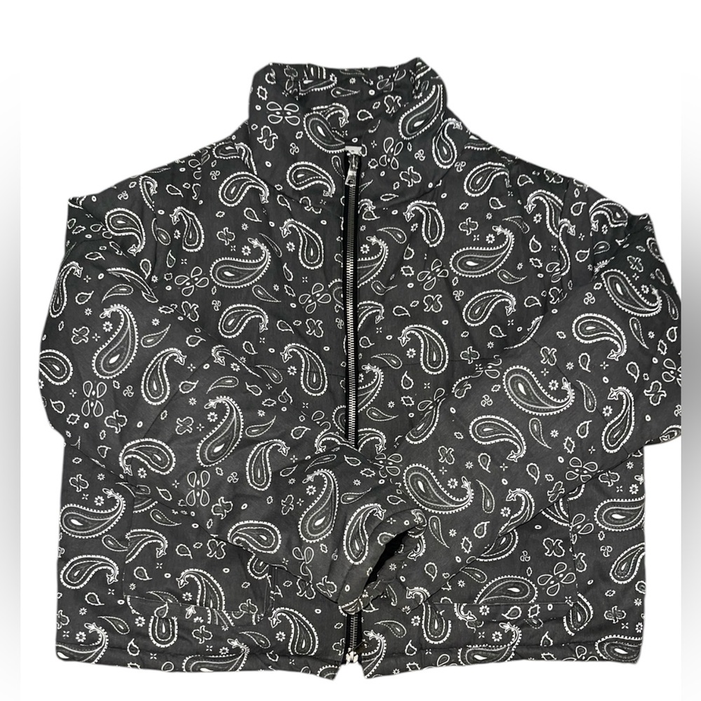 MNML Bandana Cropped Puffer